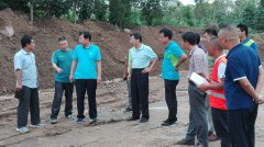 市質監(jiān)站、改建辦、總監(jiān)辦等領導視察我公司S102項目工作