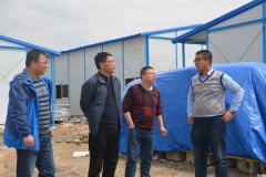 項目辦、管理處相關(guān)領(lǐng)導(dǎo)來我部視察指導(dǎo)工作