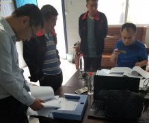 公司對(duì)博山拌合站進(jìn)行安全環(huán)保檢查