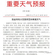 小雨轉(zhuǎn)中到大雪！局部暴雪！大范圍降雪來了，淄博也有！重要預(yù)報已發(fā)布