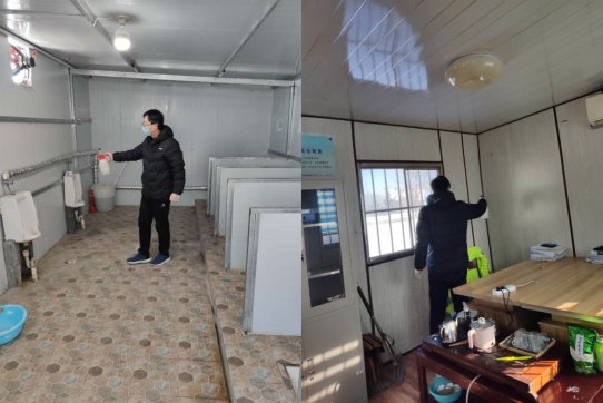 人民路項(xiàng)目部：復(fù)工防疫兩不誤