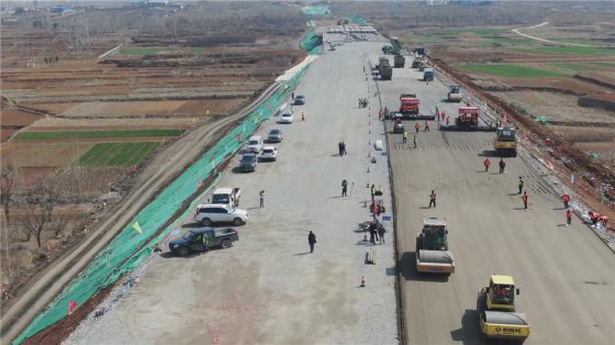 不負(fù)春光  不負(fù)韶華——青蘭項目部春季大干紀(jì)實