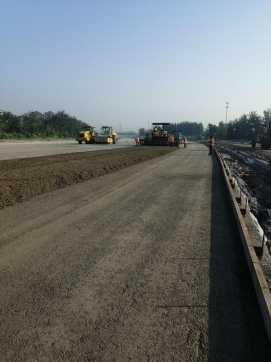 雙魯立交收尾工作攻堅戰(zhàn)