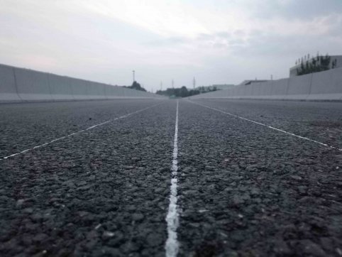 G341膠海線南崔路立交橋完成瀝青鋪裝