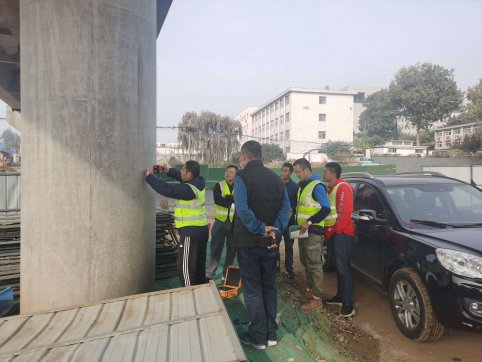 G341膠海線南崔路立交橋通過交工檢測(cè)